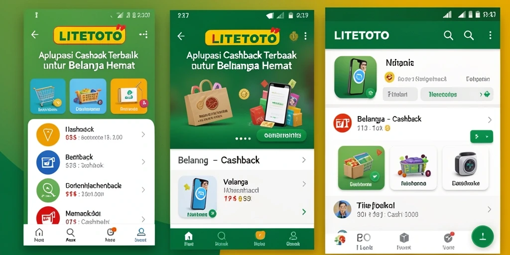 Antarmuka pengguna LITETOTO yang menarik dan fungsional.