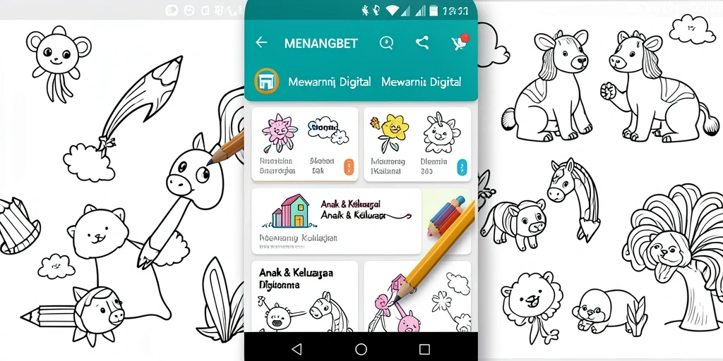 Antarmuka Mewarnai Digital MENANGBET yang menarik dan mudah digunakan.