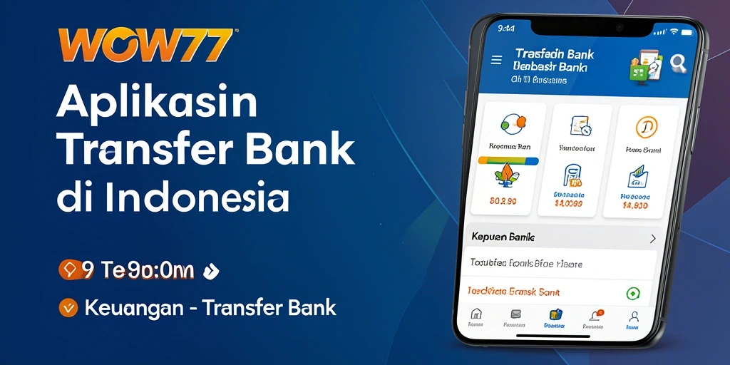 Antarmuka WOW77 untuk transfer bank yang user-friendly.