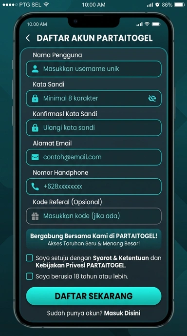 Cara Mudah Buat Akun Partaitogel bagi Pengguna Android