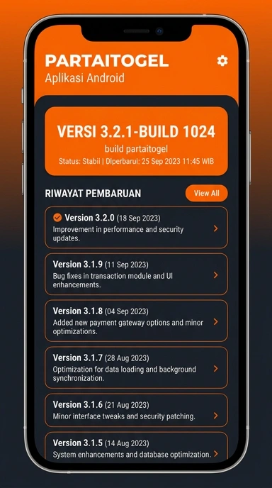 Riwayat Versi partaitogel untuk Pengguna Android